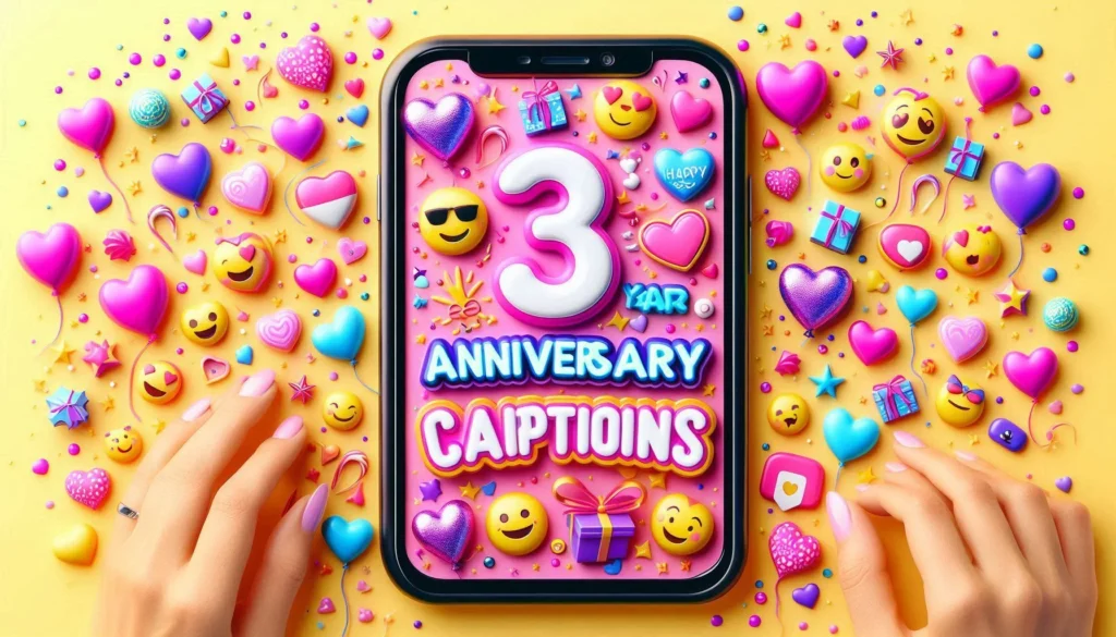 Funny Captions for 3 Years Together Posts