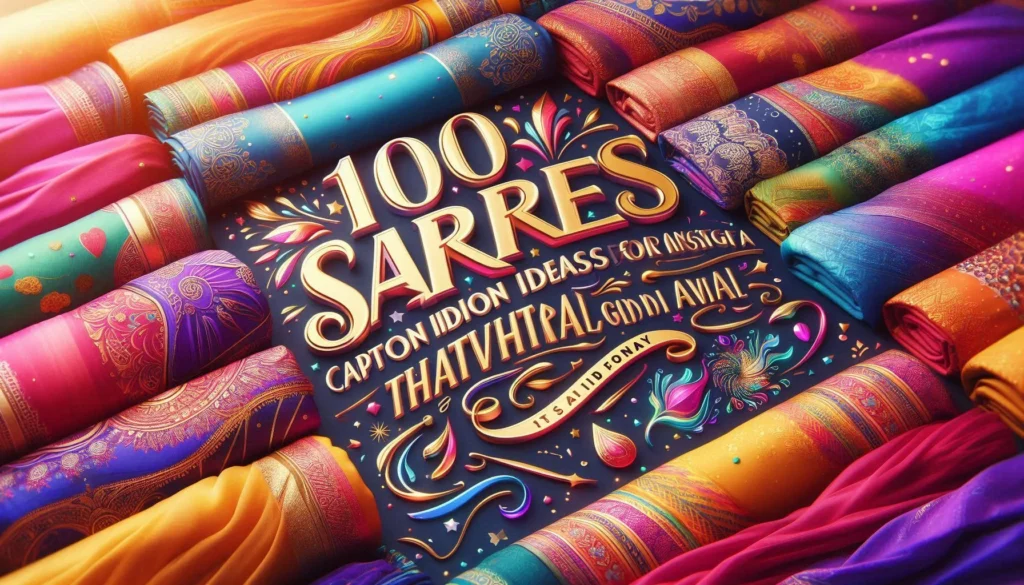 💃 Funny Sarees Caption Ideas for Instagram Laughs