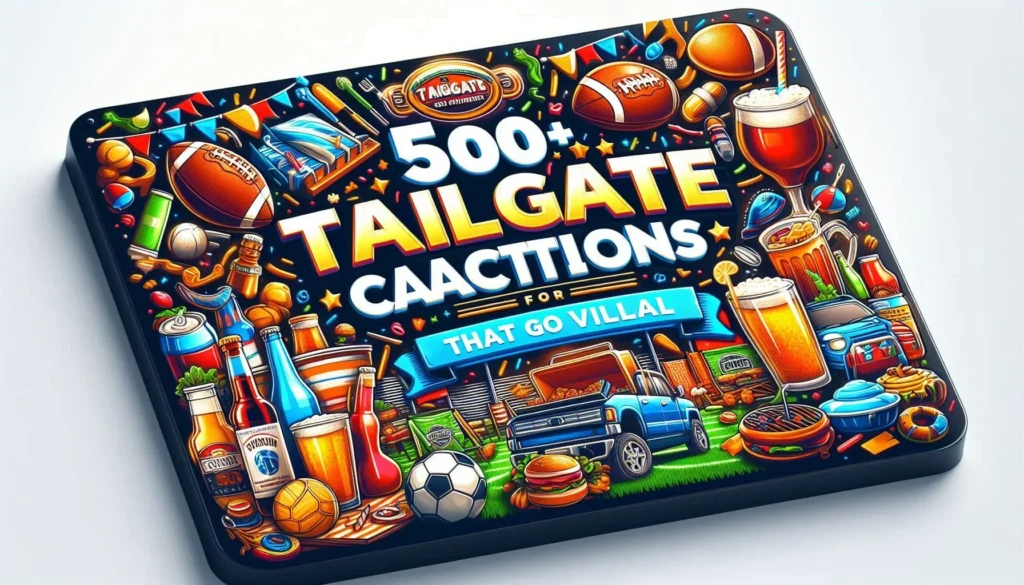 π Funny Tailgate Captions for Instagram