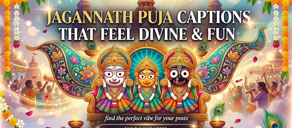 Jagannath Puja Captions for Instagram That Feel Divine & Fun