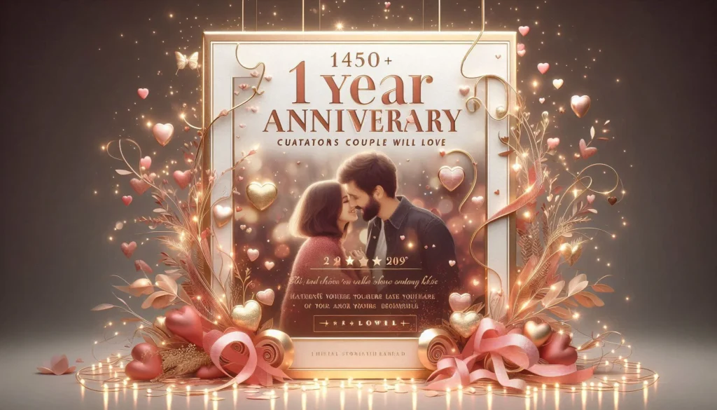  🥂 One Year Together Captions That Melt Hearts