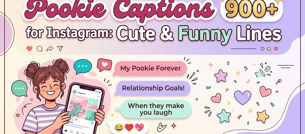 Pookie Captions for Instagram: 900+ Cute & Funny Lines