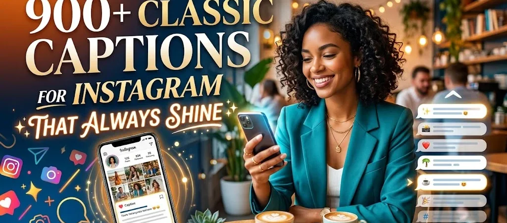 900+ Classic Captions for Instagram That Always Shine 