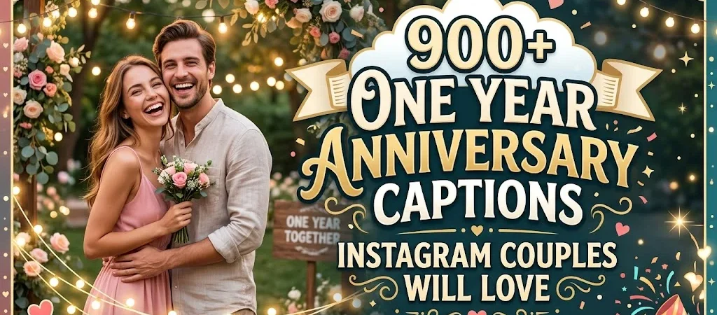 900+ One Year Anniversary Captions Instagram Couples Will Love