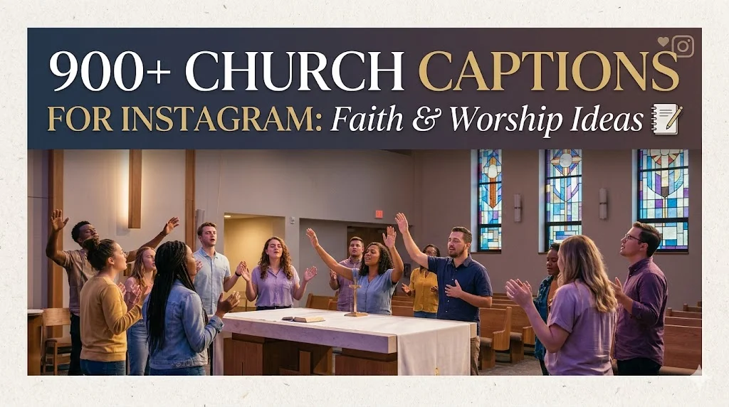 900+Church Captions for Instagram: Faith & Worship Ideas 