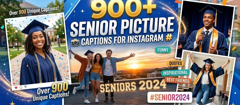 900+Senior Picture Captions for Instagram
