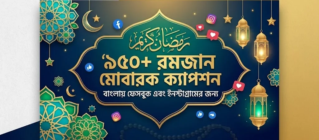 950+ Ramadan Mubarak Caption Bangla For Facebook & Instagram