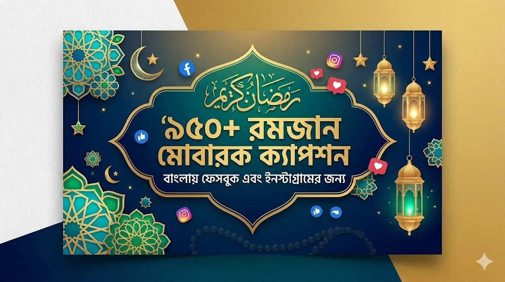 950+ Ramadan Mubarak Caption Bangla For Facebook & Instagram