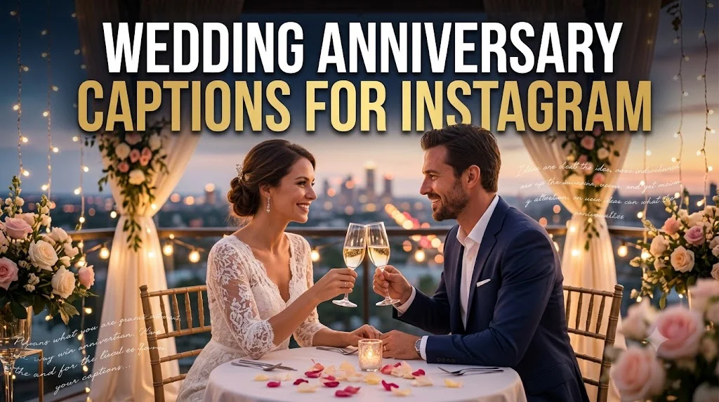 Short Wedding Anniversary Captions That Say It All
