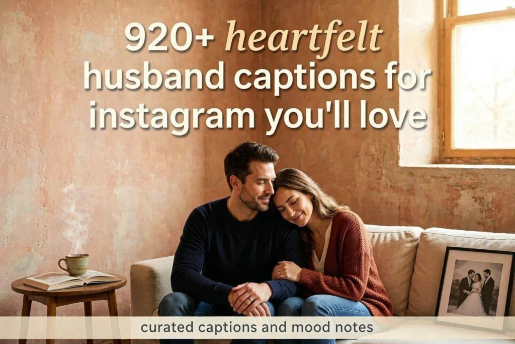 Sweet Husband Captions for Everyday Love