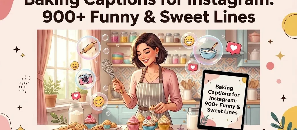 Baking Captions for Instagram: 900+ Funny & Sweet Lines