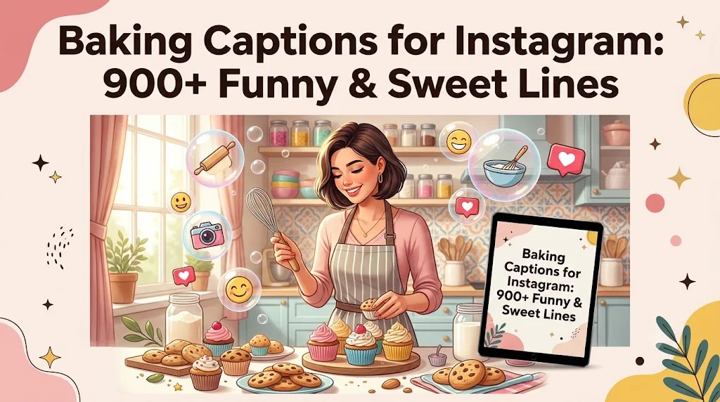 Baking Captions for Instagram: 900+ Funny & Sweet Lines