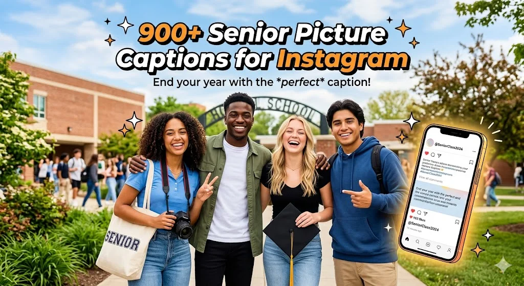ย ๐ Creative Senior Picture Captions for Instagram Posts