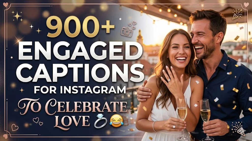 Cute Engaged Captions for Instagram That Melt Hearts