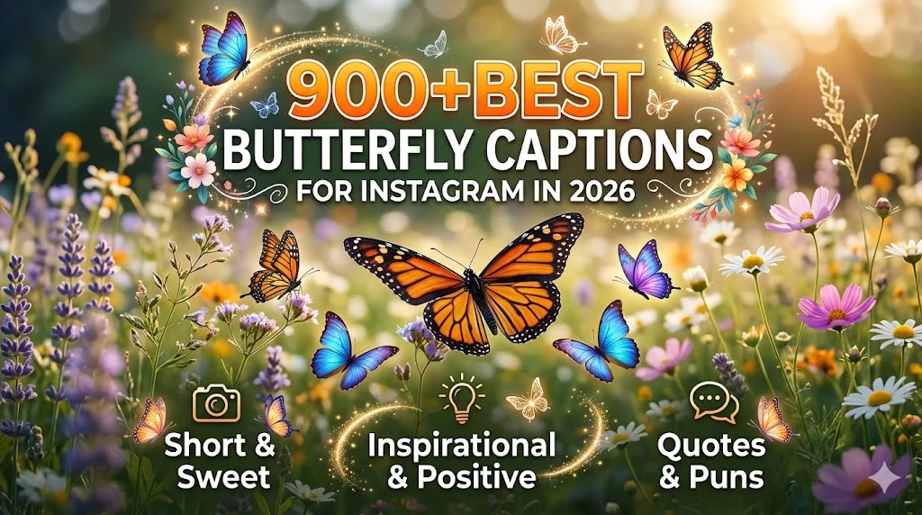 Funny Butterfly Captions for Instagram 😂🦋