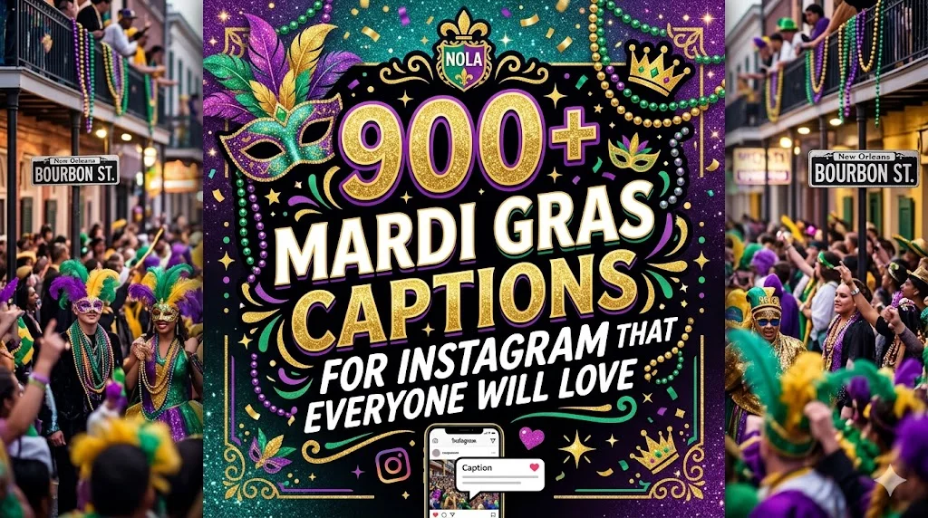 💜 Let the Good Times Roll: Mardi Gras Caption Ideas