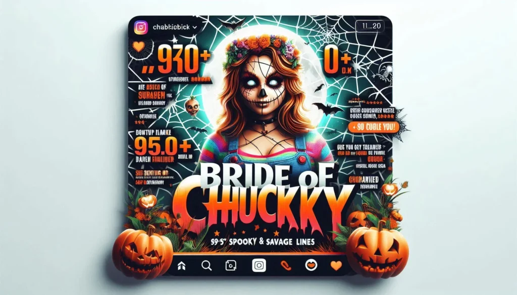 😈 Savage Bride of Chucky Captions for Bad Girls