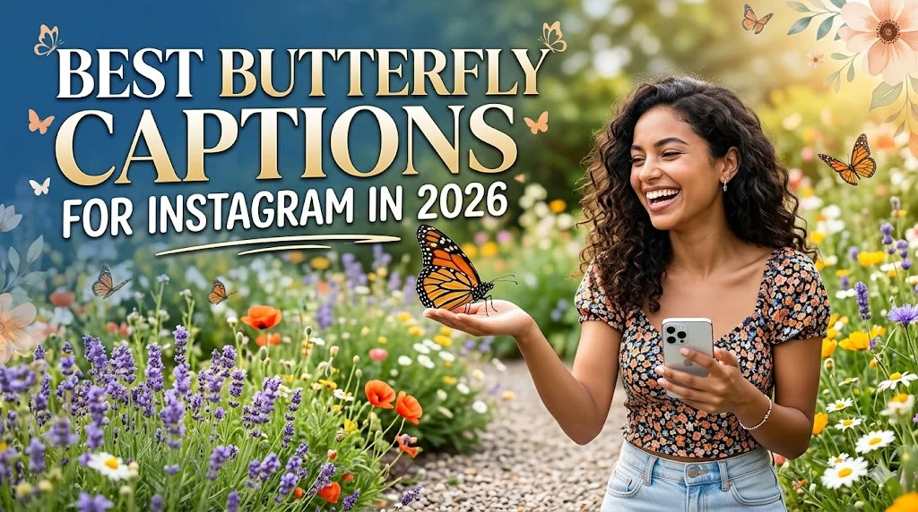 Short Butterfly Captions for Instagram 🦋⚡