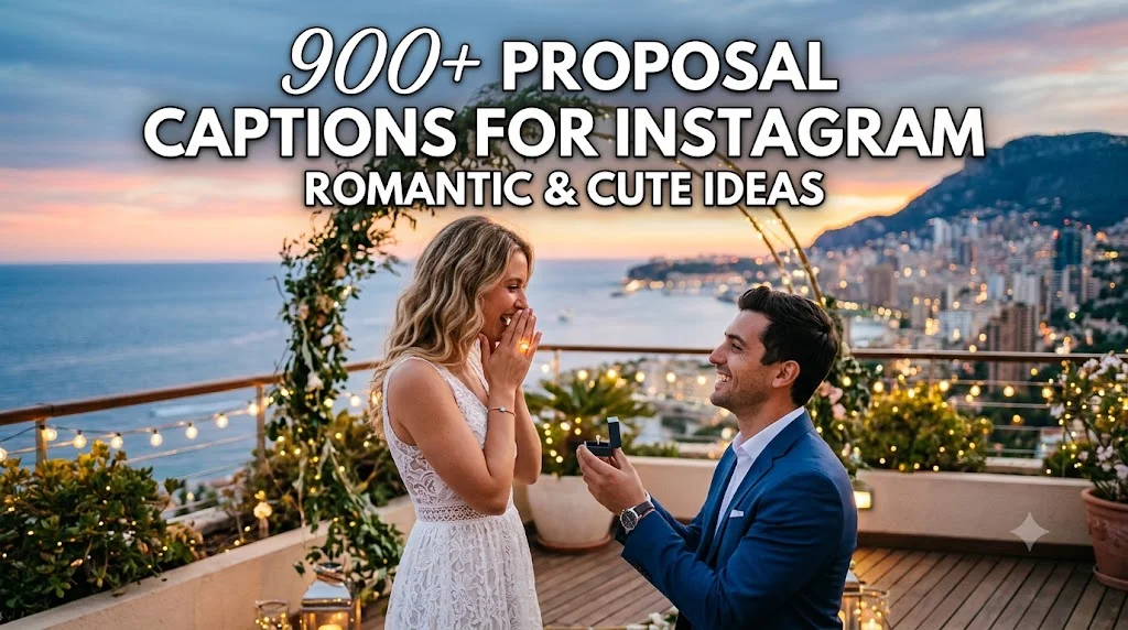 📸 Short Proposal Captions for Instagram Posts