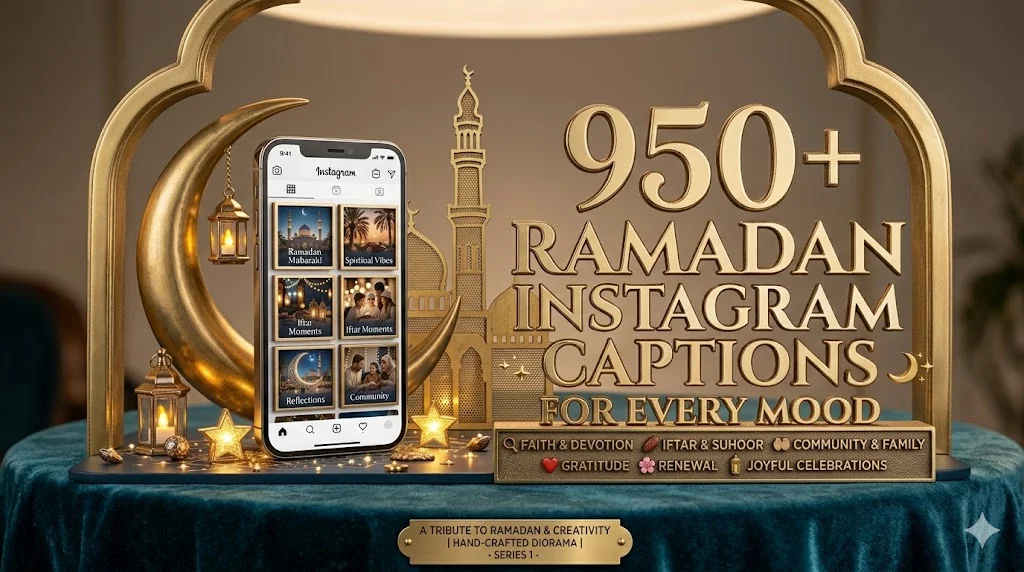 950+ Ramadan Instagram Captions for Every Mood 🌙✨