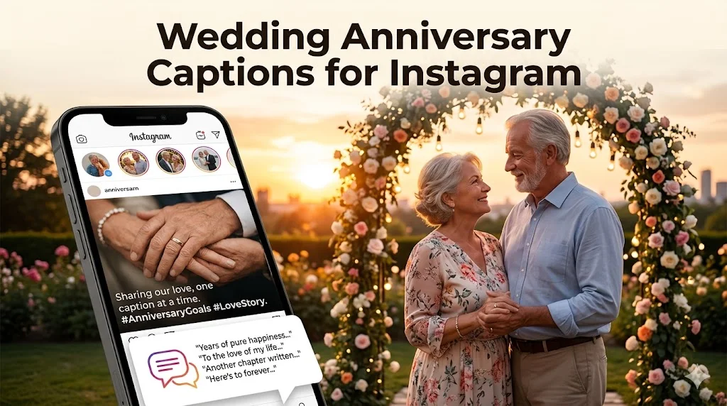 Wedding Anniversary Captions for Instagram