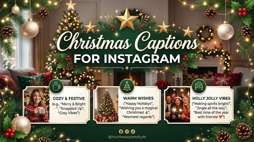 450+ Christmas Captions for Instagram That Sleigh Every Holiday Post 🎄