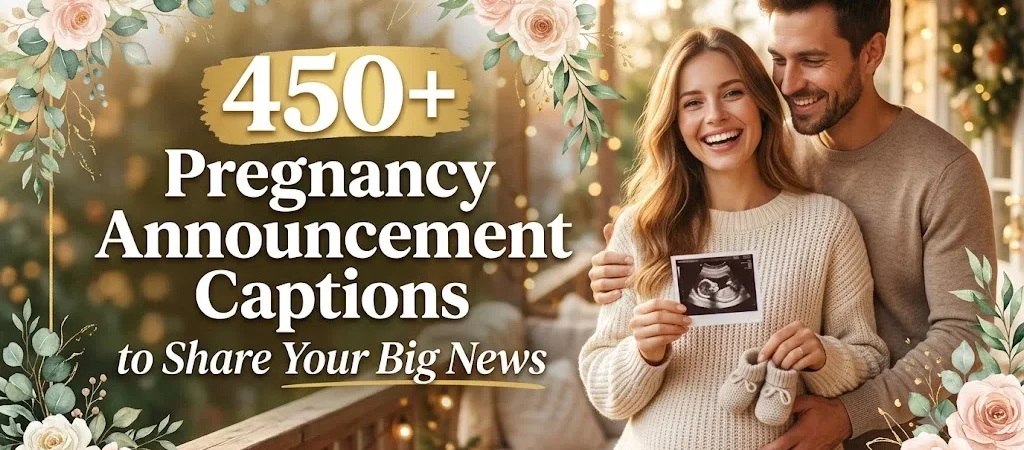 450+ Pregnancy Announcement Captions to Share Your Big News