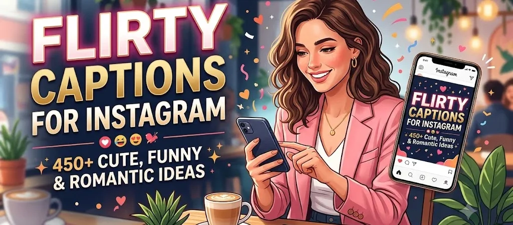 Flirty Captions for Instagram: 450+ Cute, Funny & Romantic Ideas