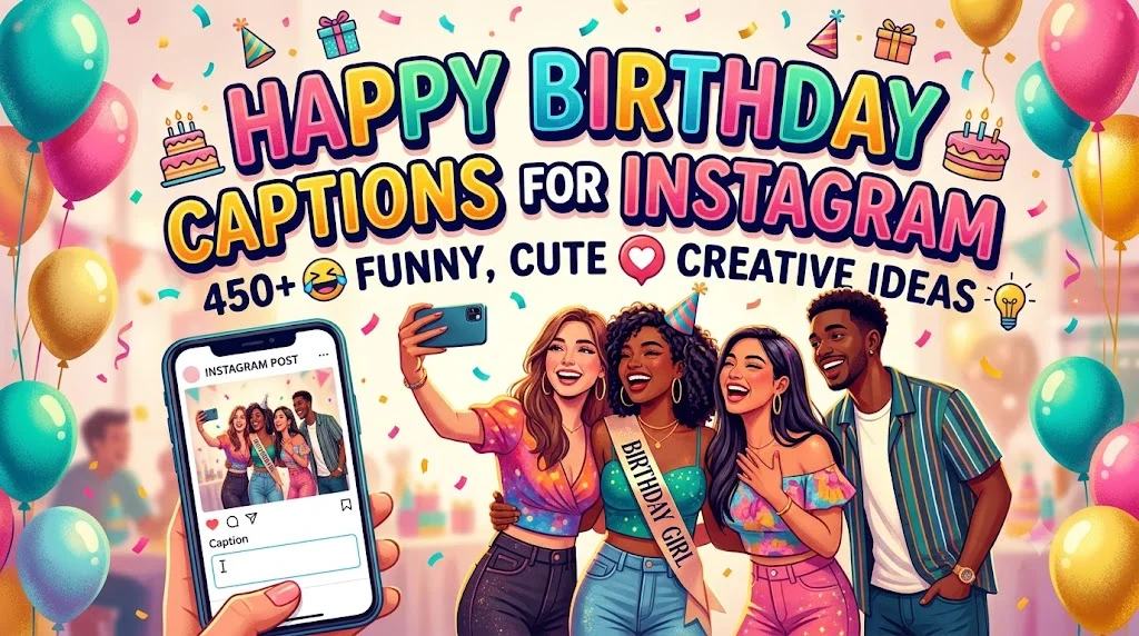 Happy Birthday Captions for Instagram: 450+ Funny, Cute & Creative Ideas
