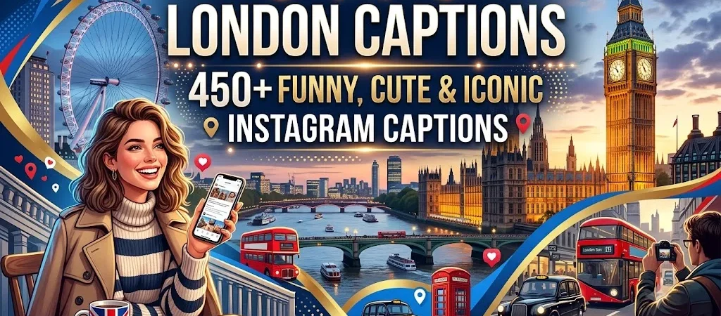 London Captions: 450+ Funny, Cute & Iconic Instagram Captions