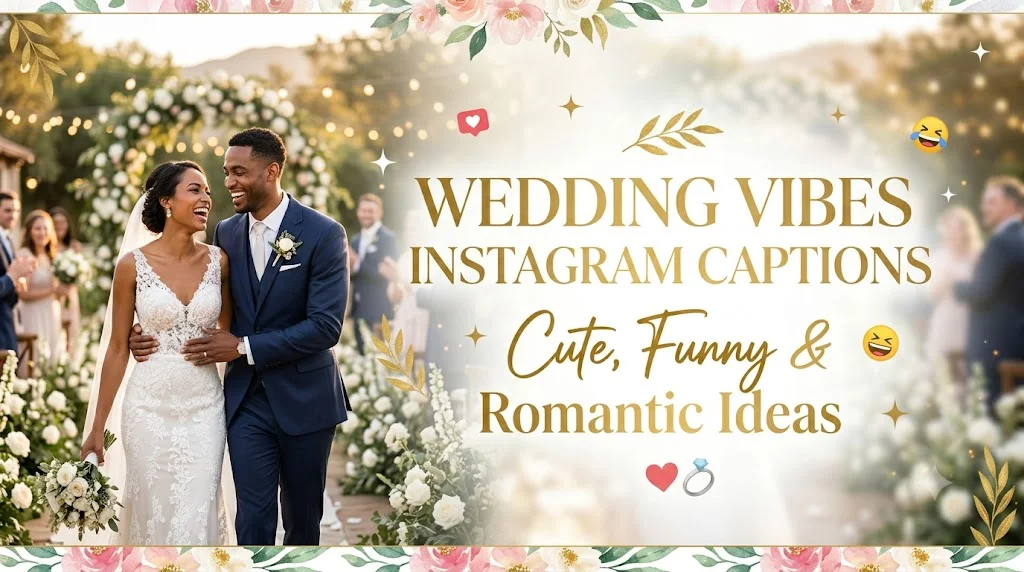 Romantic Wedding Vibes Instagram Captions