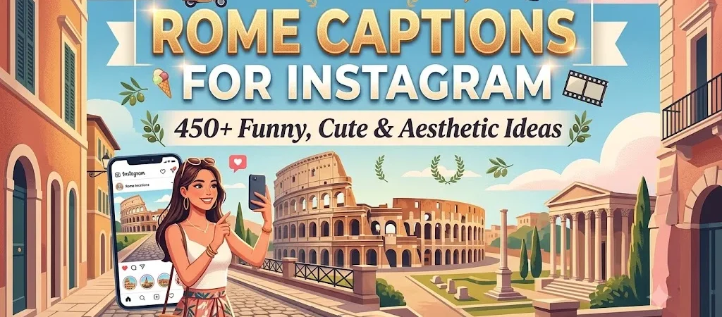 Rome Captions for Instagram: 450+ Funny, Cute & Aesthetic Ideas