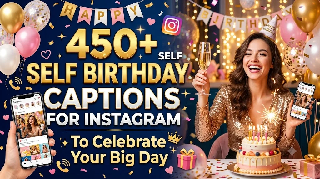 Self Birthday Captions for Instagram
