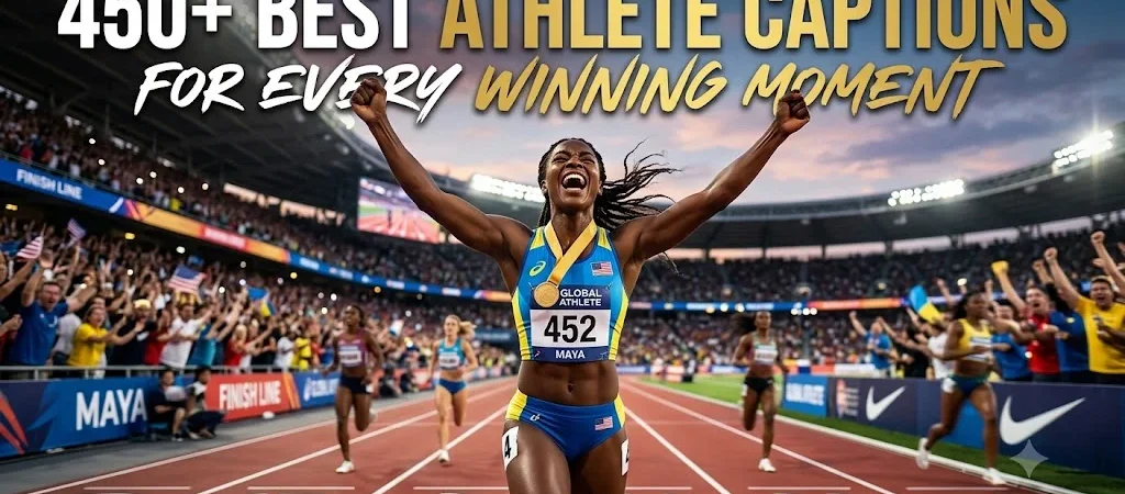 450+ Best Athlete Captions for Every Winning MomentΒ