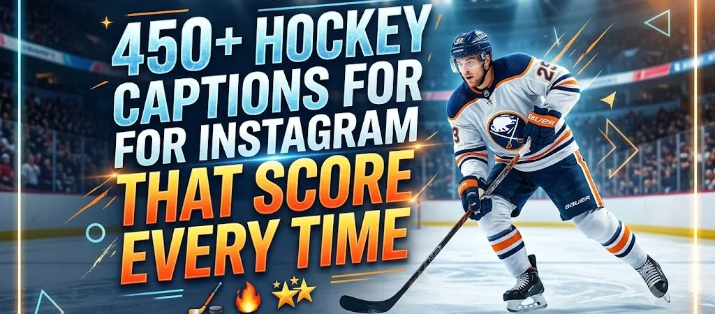 450+ Hockey Captions for Instagram That Score Every Time π