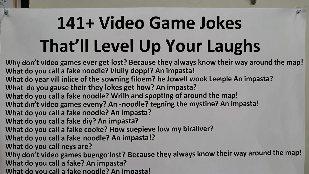 141+Video Game Jokes That’ll Level Up Your Laughs