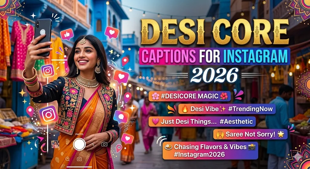 Desi Core Captions for Instagram