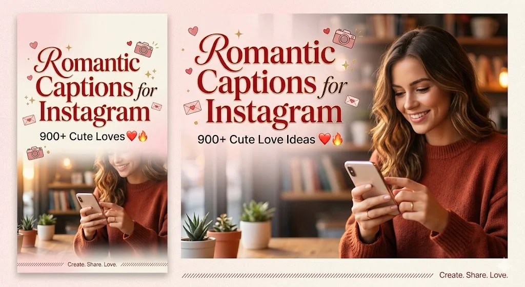 Romantic Captions for Instagram: 900+ Cute Love Ideas ❤️🔥