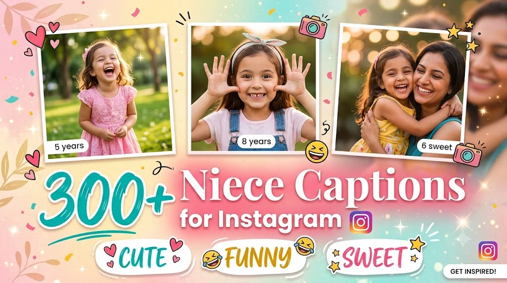Short Niece Captions for Instagram