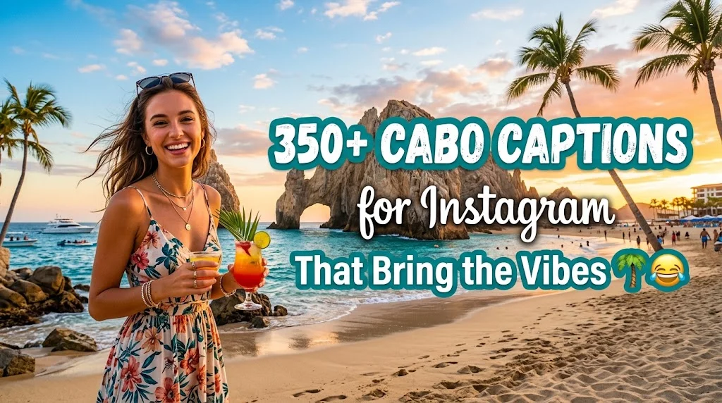 350+ Cabo Captions for Instagram That Bring the Vibes 🌴😂