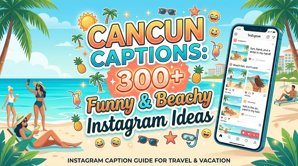 Cancun Captions: 300+ Funny & Beachy Instagram Ideas